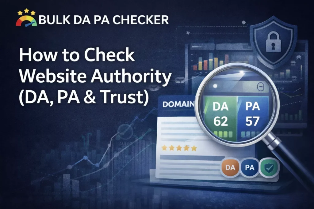 How to Check Website Authority (DA, PA & Trust)