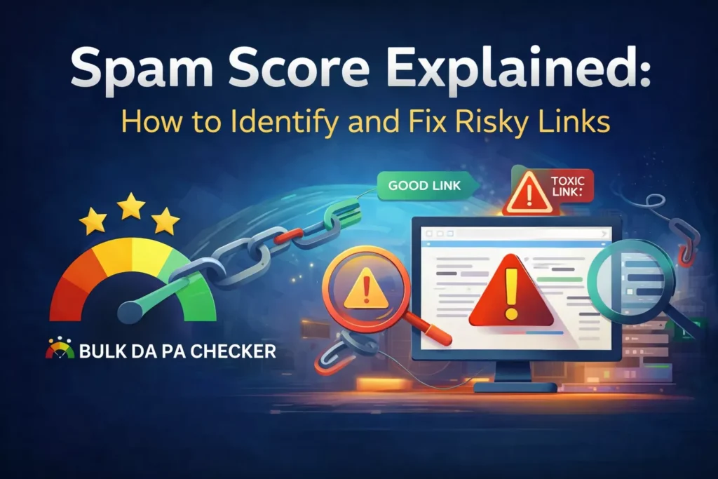 What is Spam Score? How to find & Fix Toxic Backlinks - 2026