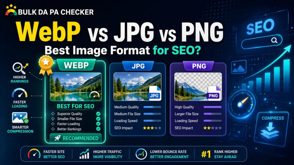 WebP vs JPG vs PNG Best Image Format for SEO