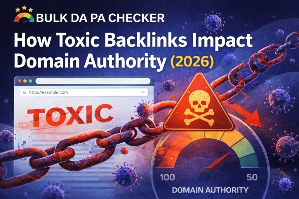 How Toxic Backlinks Impact Domain Authority (2026)
