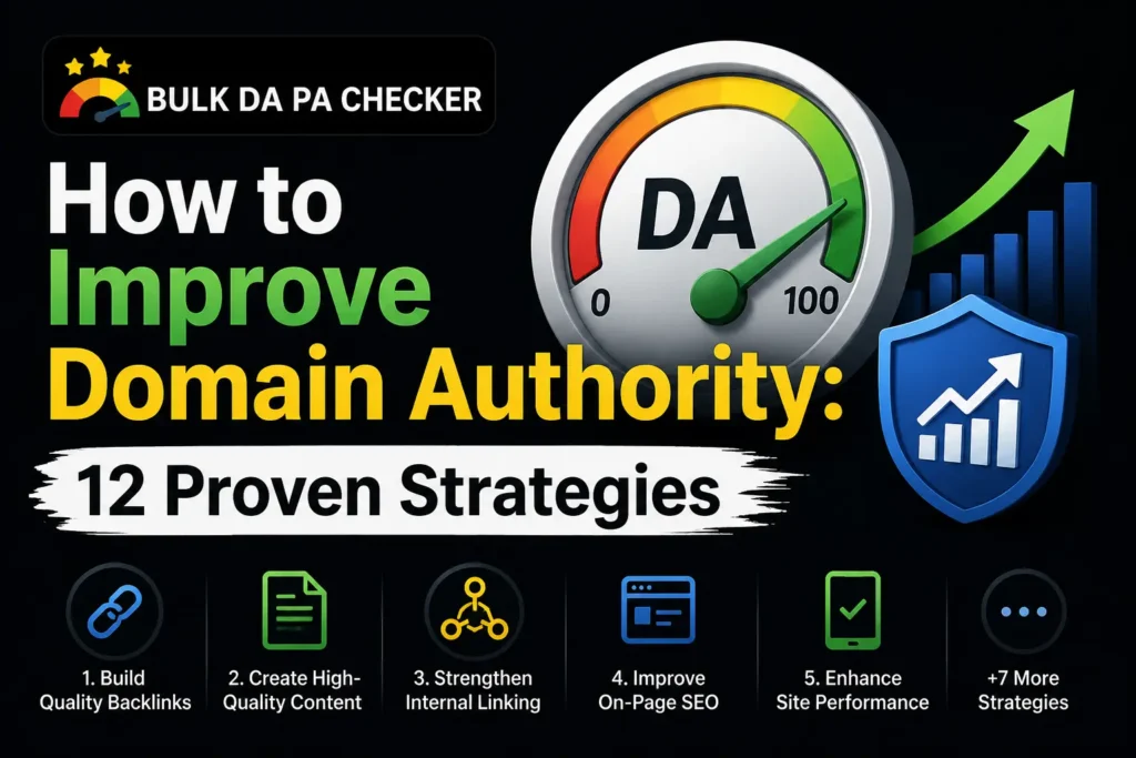 How to Improve Domain Authority 12 Proven Strategies