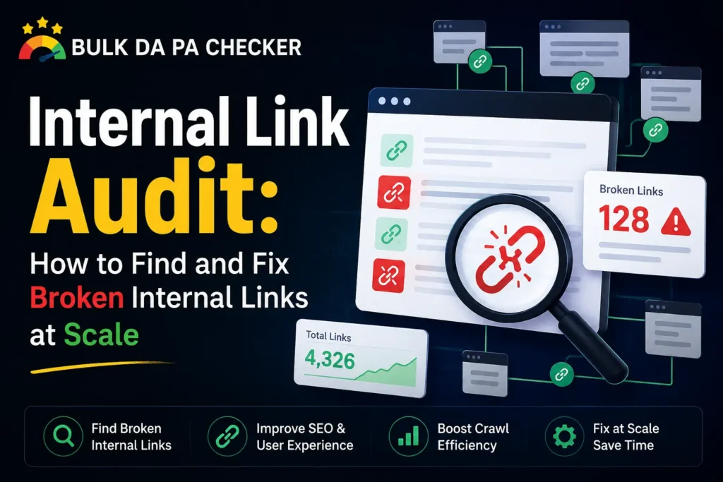 Internal Link Audit How to Find and Fix Broken Internal Links at Scale
