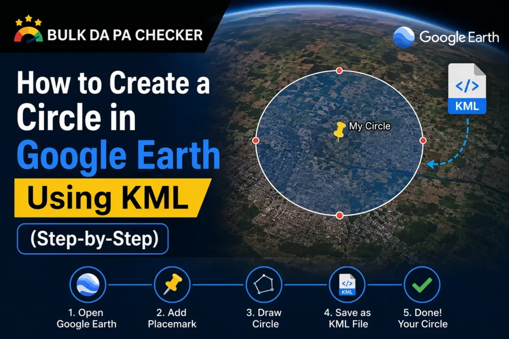 How to Create a Circle in Google Earth Using KML (Step-by-Step)